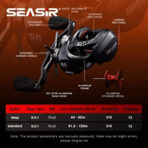 seasir mercury baitcasting reel - best baitcasting reel